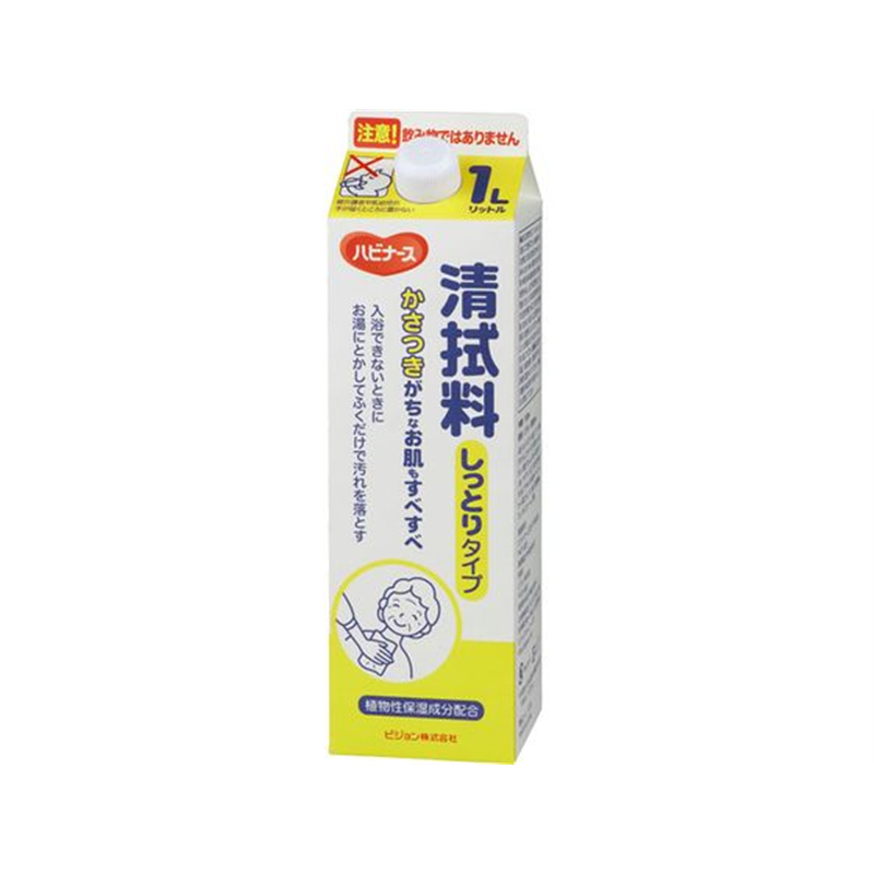ピジョン ハビナース 清拭料 しっとりタイプ 1L 1本（ご注文単位1本）【直送品】