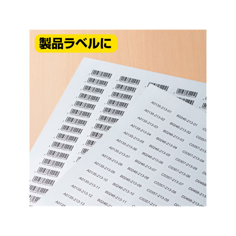 ヒサゴ 屋外用ラベル シルバーフィルム備品用 A4 95面 6シート 1個(ご注文単位1個)【直送品】