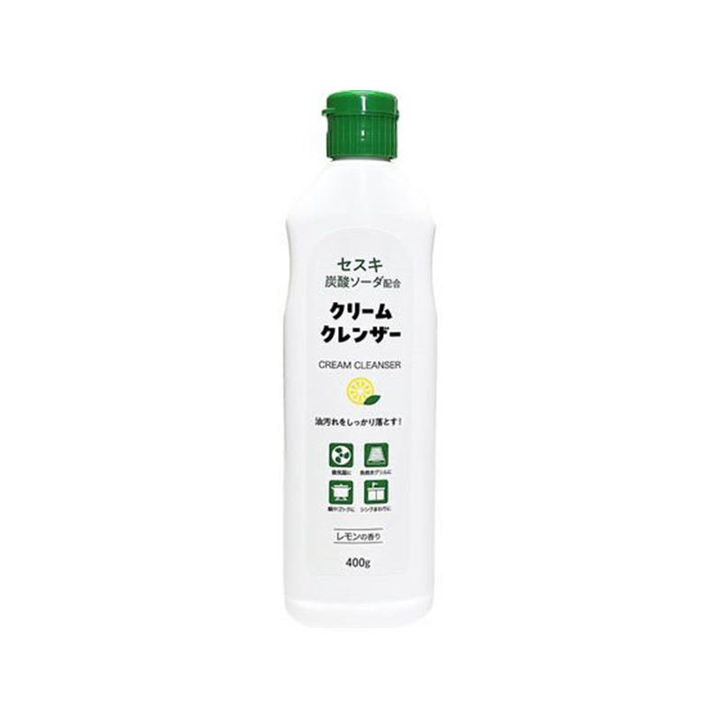 ミツエイ セスキ炭酸配合 クリームクレンザー ホワイト 400g 1個（ご注文単位1個）【直送品】