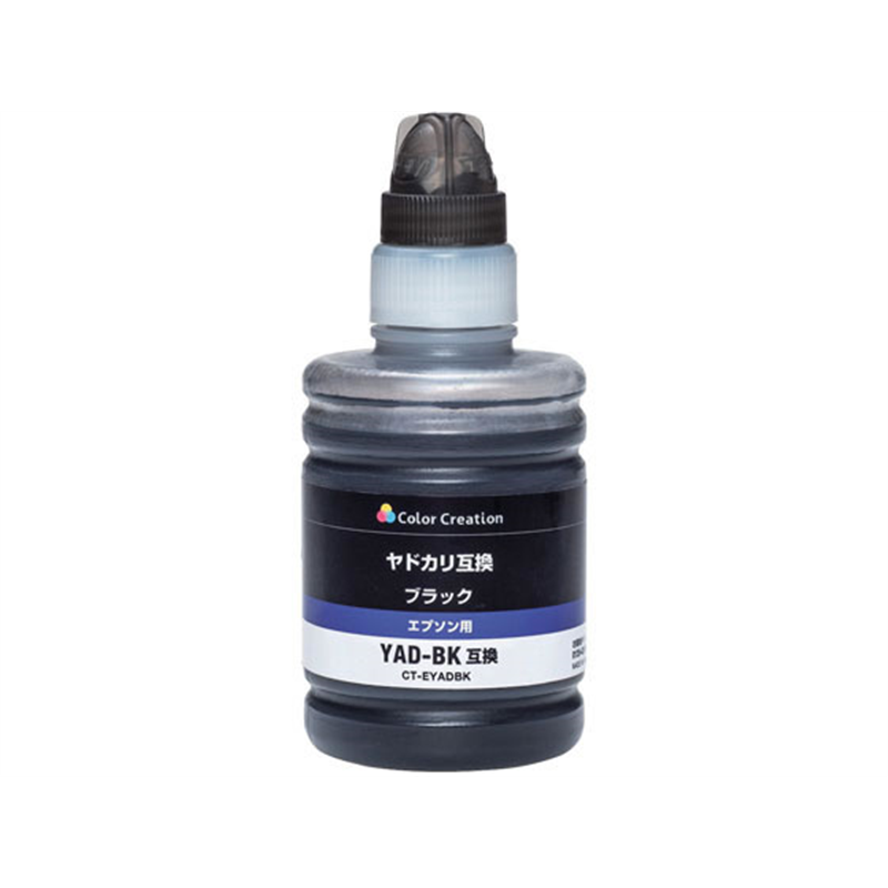 カラークリエーション 互換インク EPSON YAD-BK対応 CT-EYADBK 1個（ご注文単位1個）【直送品】