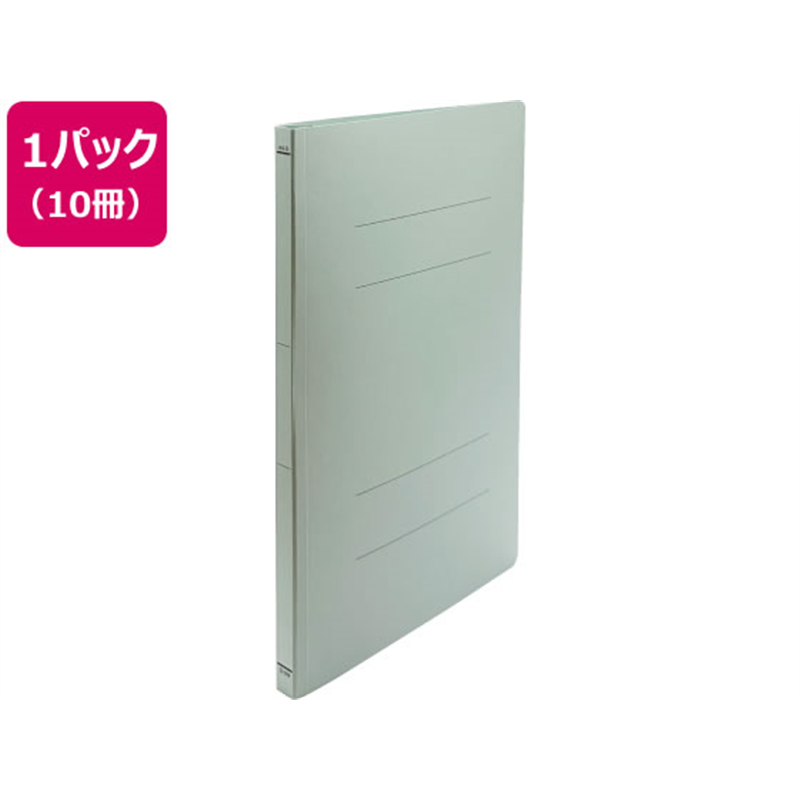 Forestway フラットファイルライト A4タテ とじ厚15mm 青 10冊 1パック（ご注文単位1パック）【直送品】