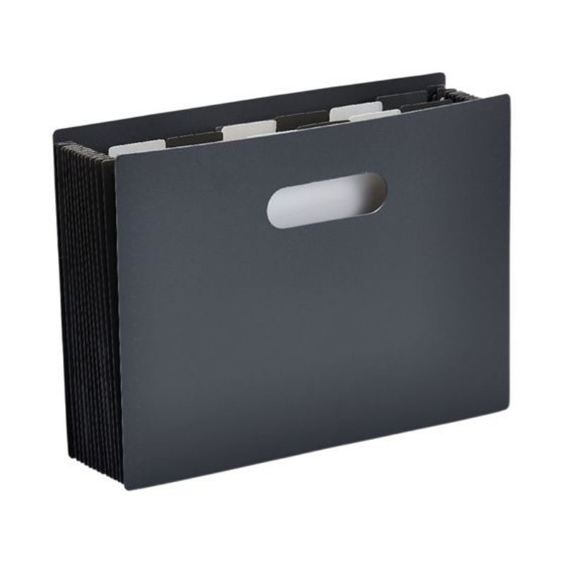 キングジム サクッと整理ドキュメントファイル オープン A4 黒 2291-BK 1冊（ご注文単位1冊）【直送品】
