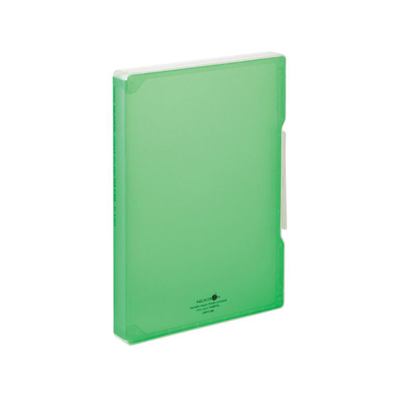 リヒトラブ AQUA DROPs ファイルケース A4 黄緑 A5029-6 1冊（ご注文単位1冊）【直送品】