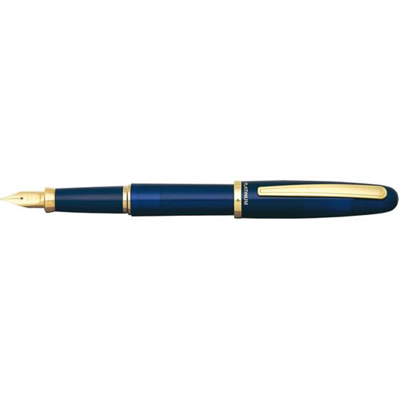 プラチナ万年筆 PGB-3000#59 万年筆 バランス ブルー 細字 1本（ご注文単位1本）【直送品】