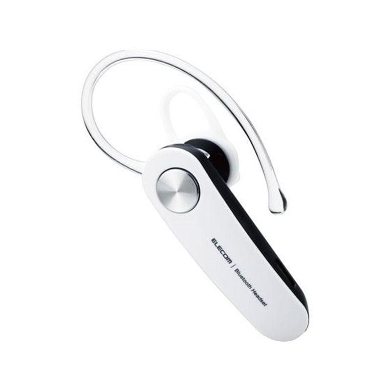 エレコム Bluetoothヘッドセット ホワイト LBT-HS11WH 1個（ご注文単位1個）【直送品】