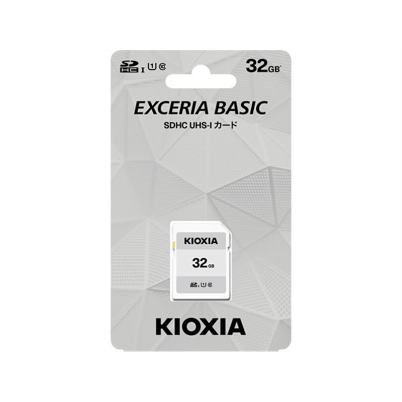 キオクシア SDメモリカード EXCERIA BASIC 32GB KCA-SD032GS 1個(ご注文単位1個)【直送品】