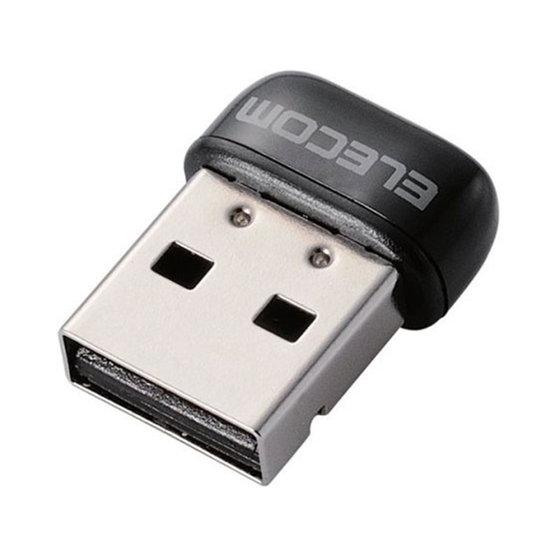 エレコム 無線LANアダプター 433Mbps WDC-433SU2M2BK 1個(ご注文単位1個)【直送品】