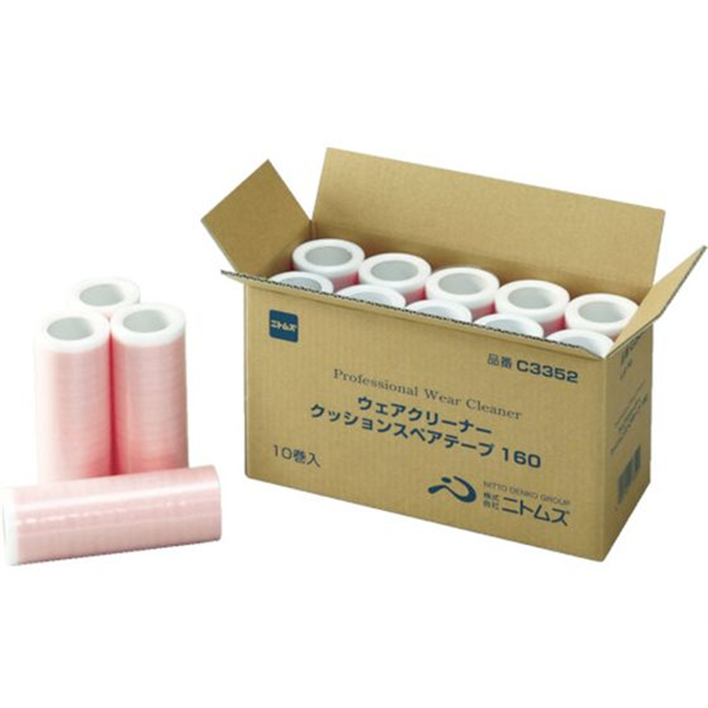 ニトムズ プロフェッショナルウェアクリーナークッションスペア160 (10巻入) C335 1箱(ご注文単位1箱)【直送品】