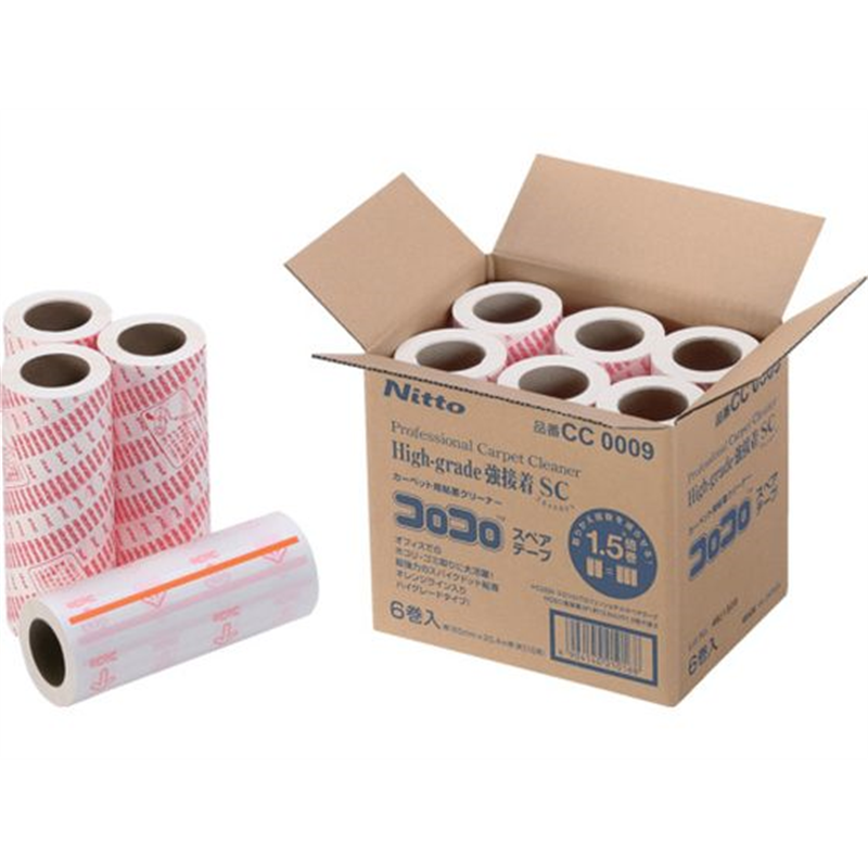 ニトムズ コロコロプロスペアハイグレード強接着スカットカット6巻 CC0009 1箱(ご注文単位1箱)【直送品】