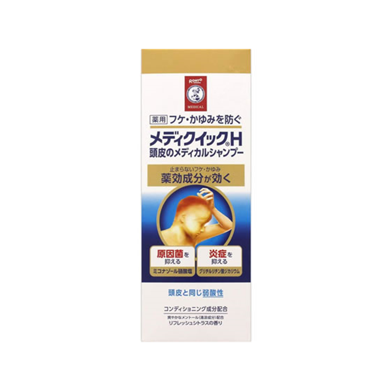 ロート製薬 メンソレータム メディクイックH 頭皮のメディカルシャンプー 200mL 1個（ご注文単位1個）【直送品】