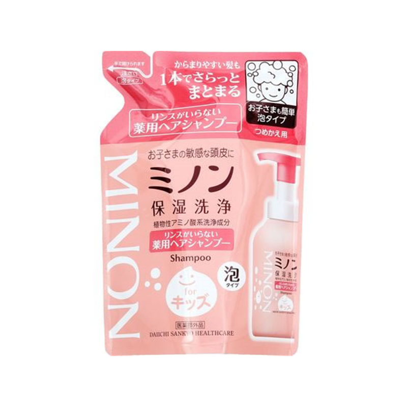 第一三共 ミノン リンスがいらない薬用ヘアシャンプー 詰替 320mL 1個（ご注文単位1個）【直送品】