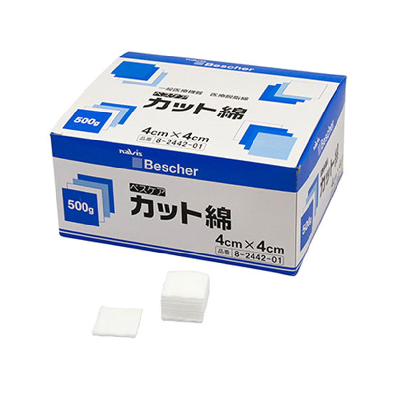 ベスケア ナビス ベスケア カット綿 40-500G 1箱(ご注文単位1箱)【直送品】