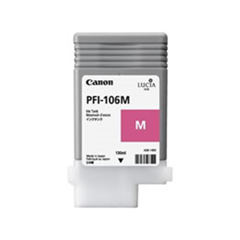 キヤノン インクタンク 顔料マゼンタ 130ml PFI-106M 6623B001 1個（ご注文単位1個）【直送品】