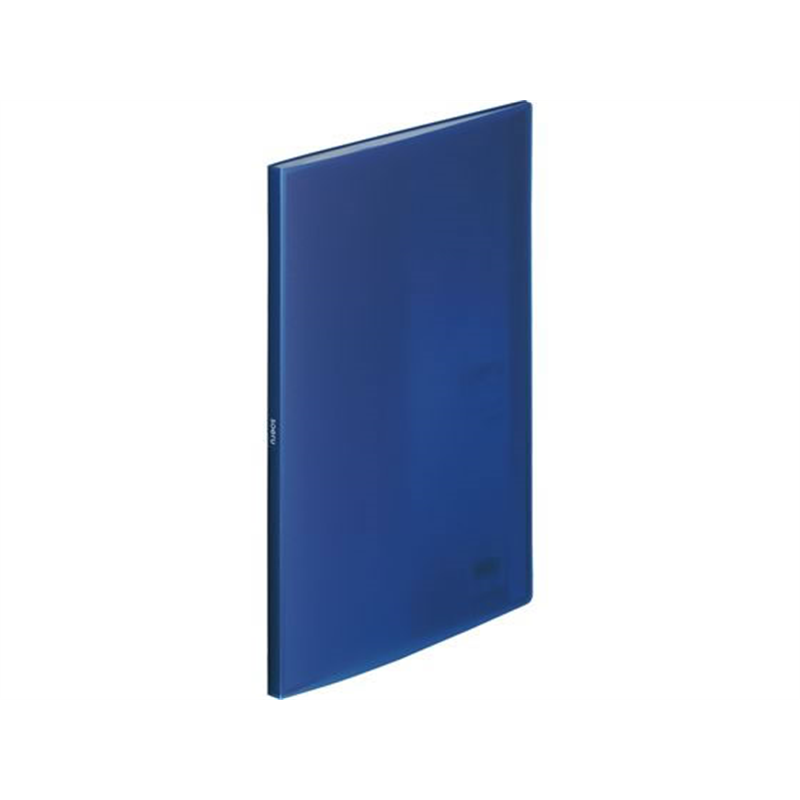 リヒトラブ SOERU クリヤーブック A4 20ポケット インディゴブルー N8101 1冊(ご注文単位1冊)【直送品】