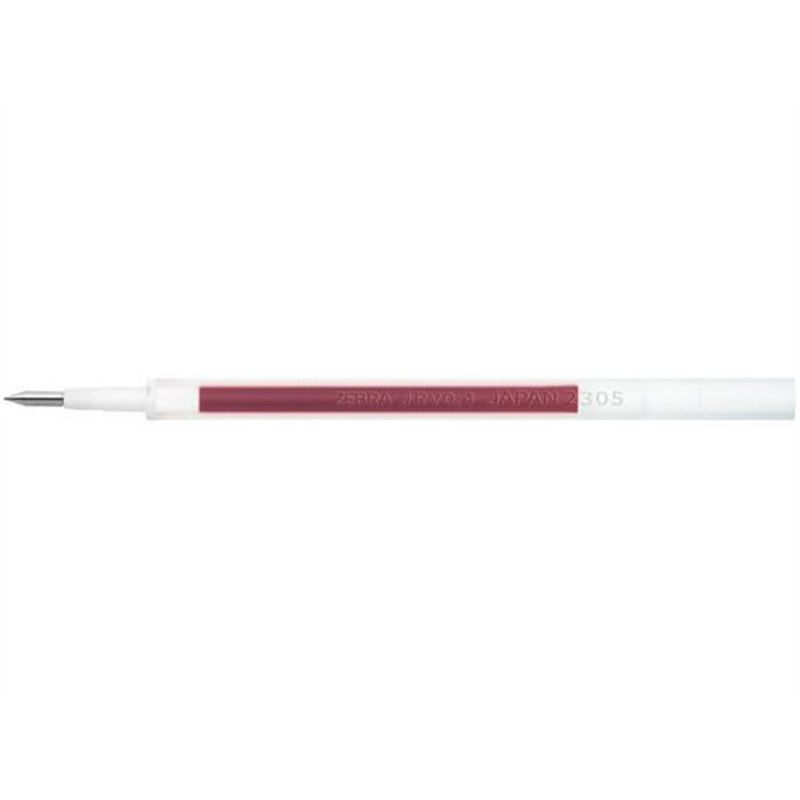 ゼブラ JRV-0.4芯 赤 1本入 P-RJRV4-R 1本（ご注文単位1本）【直送品】
