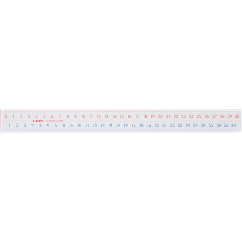 ライオン事務器 ピックアップ定規 30cm L-10 270-68 1本（ご注文単位1本）【直送品】