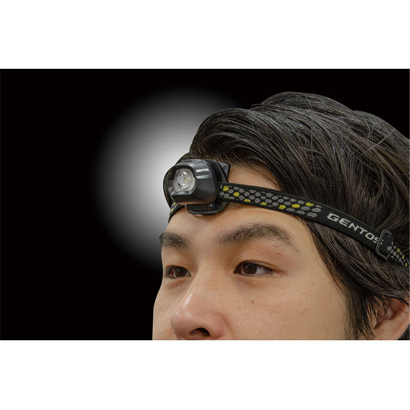 ジェントス LEDヘッドライト 2WAY仕様 ブラック HC-24BK 1個(ご注文単位1個)【直送品】