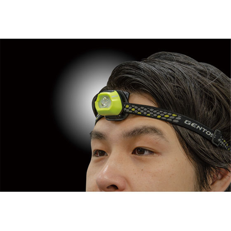 ジェントス LEDヘッドライト 2WAY仕様 イエロー HC-24YG 1個(ご注文単位1個)【直送品】