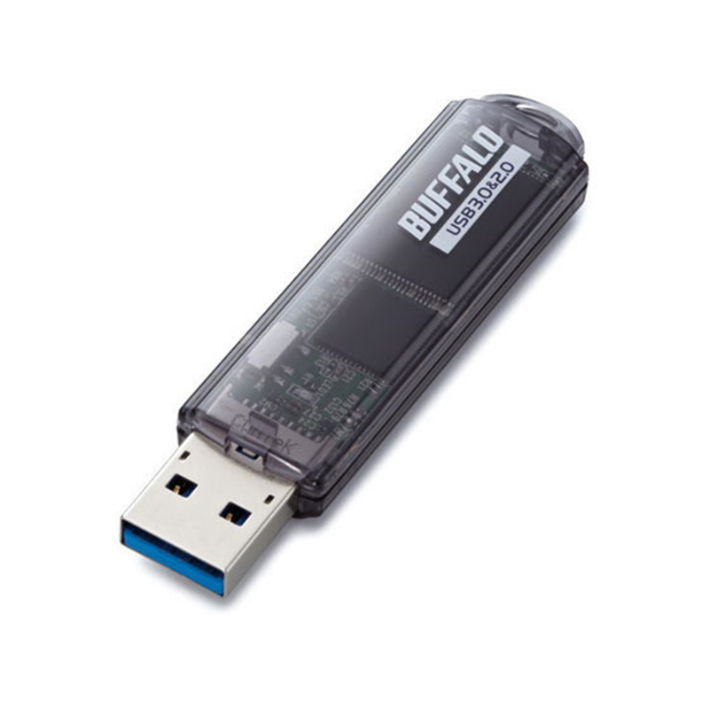 バッファロー USB3.0 USBメモリ 32GB ブラック RUF3-C32GA-BK 1個(ご注文単位1個)【直送品】