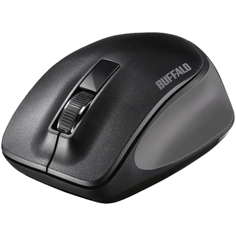 バッファロー 無線BlueLEDプレミアムフィットマウス ブラック BSMBW300MBK 1個（ご注文単位1個）【直送品】