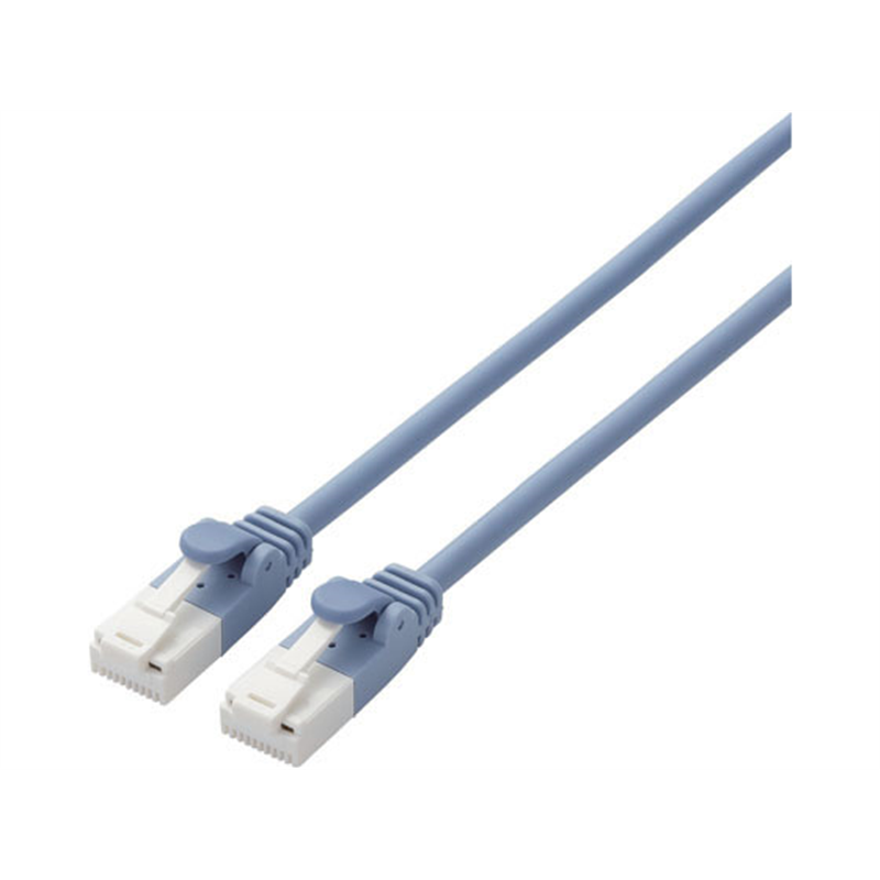 エレコム 爪折防止柔らかLANケーブルCat6A準拠 LD-GPAYT BU70 1個（ご注文単位1個）【直送品】