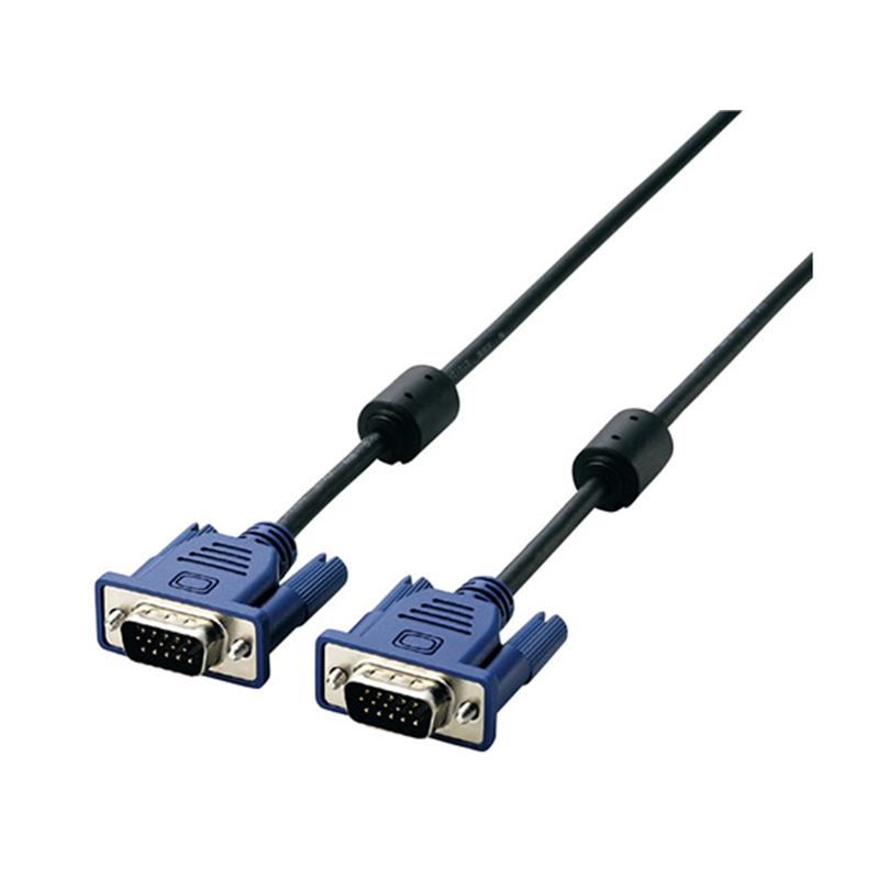 エレコム ディスプレイケーブル D-sub15ピン(ミニ) 10m CAC-L10BK RS 1本(ご注文単位1本)【直送品】
