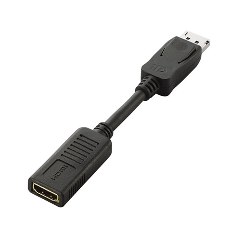 エレコム DisplayPort-HDMI変換アダプタ AD-DPHBK 1個（ご注文単位1個）【直送品】