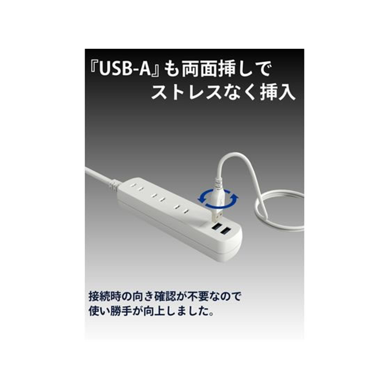 トップランド TPA320-WT スマートコードタップ3個口 2m 1個(ご注文単位1個)【直送品】