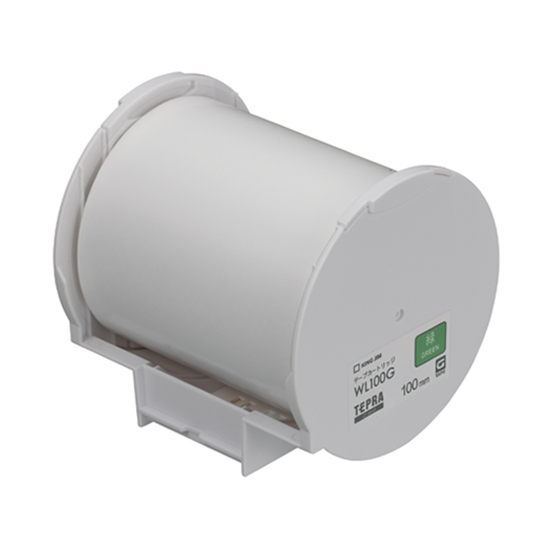 キングジム テプラGrand用テープ 100mm 緑 WL100G 1個(ご注文単位1個)【直送品】