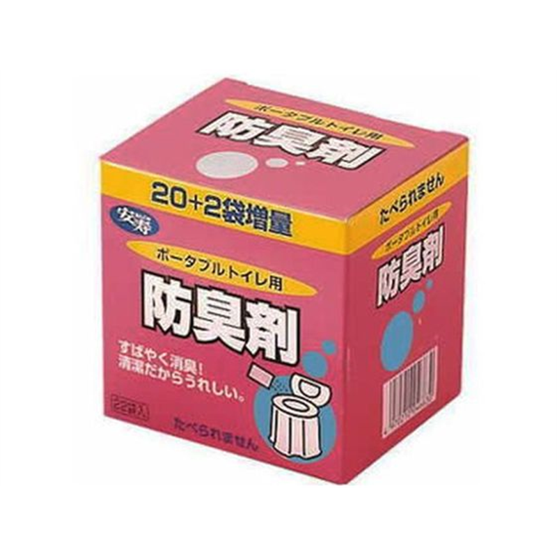 アロン化成 アロン ポータブルトイレ用防臭剤 22袋 1個（ご注文単位1個）【直送品】