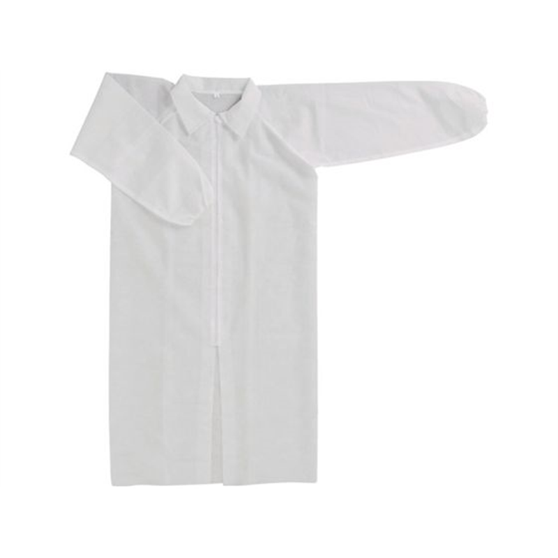 川西 不織布使いきり白衣 LLサイズ 7028LL 1着（ご注文単位1着）【直送品】