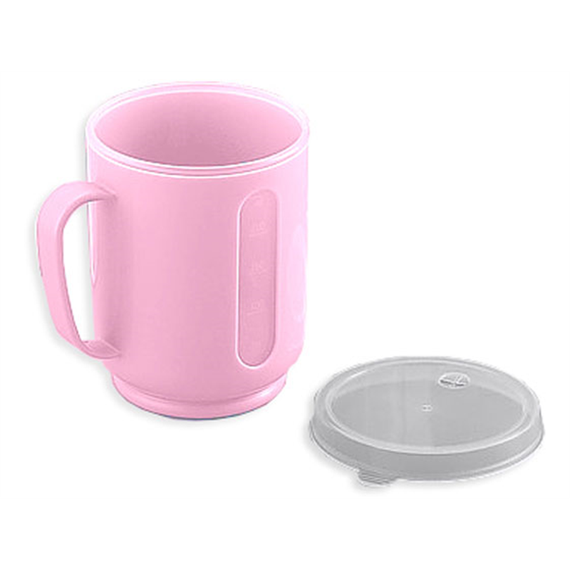 アズワン 窓付きメモリーコップ ピンク 1個(ご注文単位1個)【直送品】