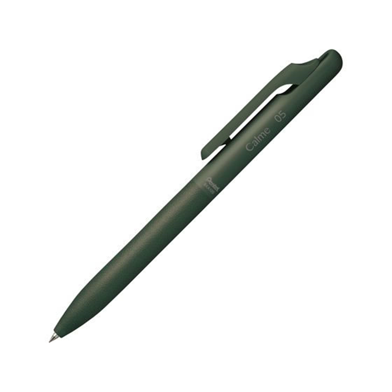 ぺんてる Calme カルム 0.5mm ダークグリーン軸 黒 BXA105D2-A 1本(ご注文単位1本)【直送品】