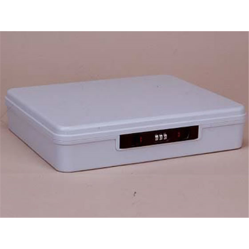 アイリスオーヤマ ダイヤルロック式小物BOX 335×285×72 グレー 1台(ご注文単位1台)【直送品】