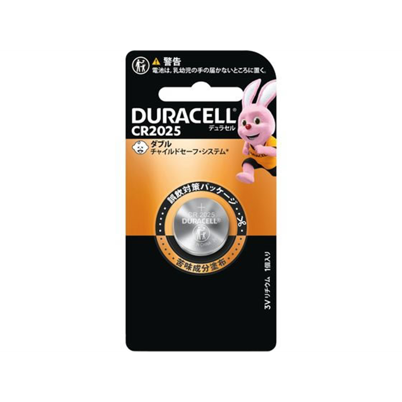 DURACELL デュラセル リチウムコイン電池 CR2025 DLI-2025-01 1個（ご注文単位1個）【直送品】