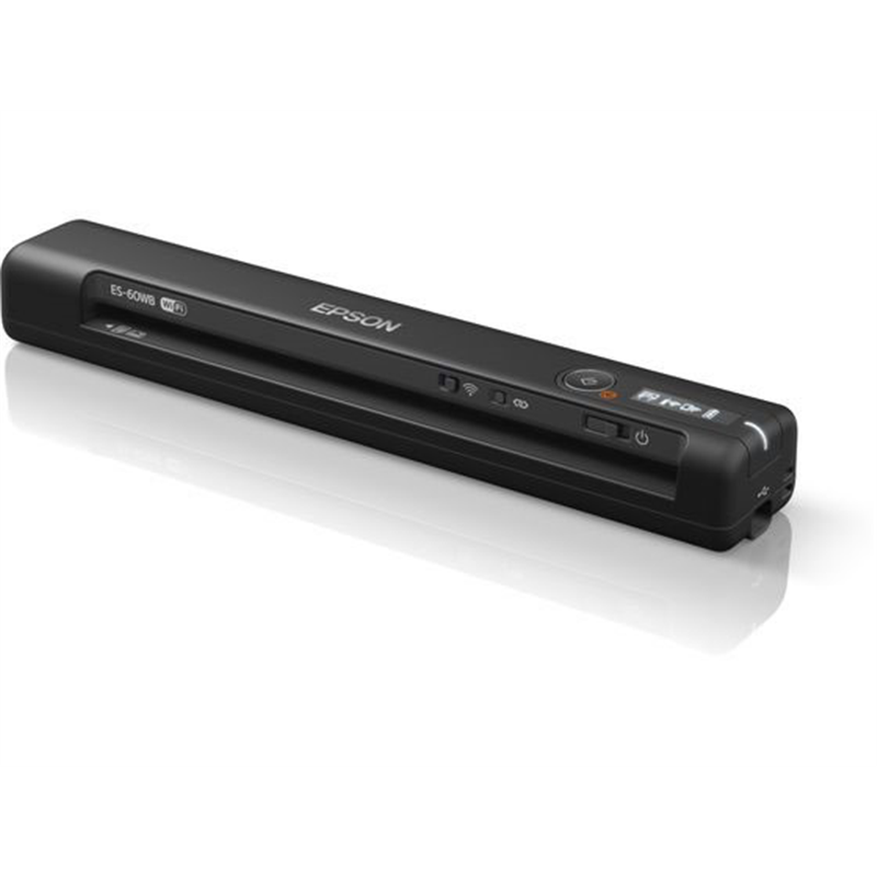 EPSON モバイルスキャナー ブラック ES-60WB 1台(ご注文単位1台)【直送品】