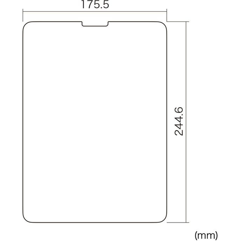 サンワサプライ 11インチiPadPro2022・2021・2020・2018、10.9インチiP 1枚(ご注文単位1枚)【直送品】