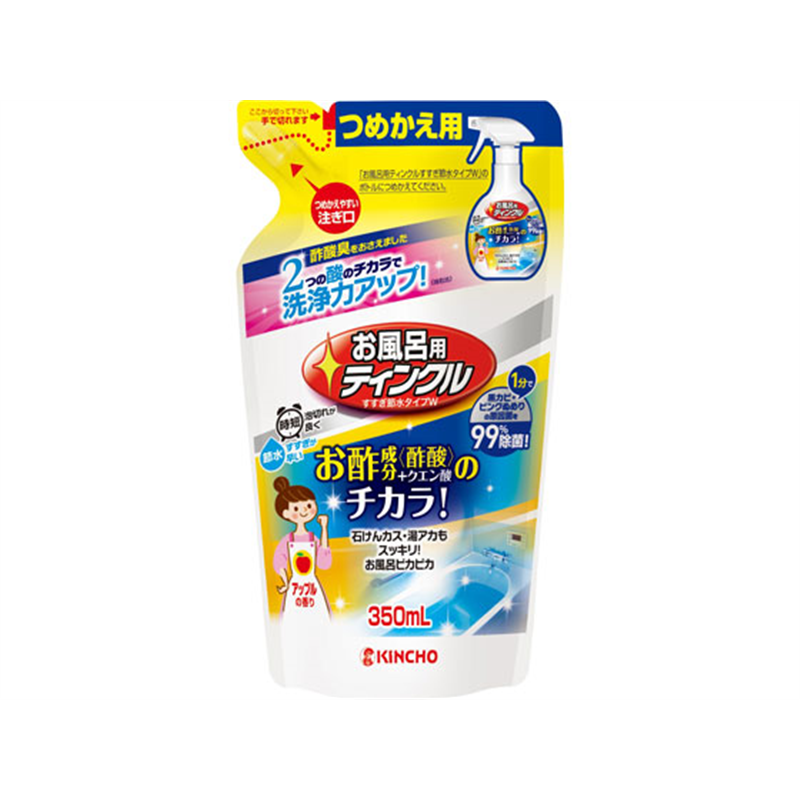 金鳥 お風呂用ティンクルすすぎ節水タイプ詰替 350mL 1個(ご注文単位1個)【直送品】