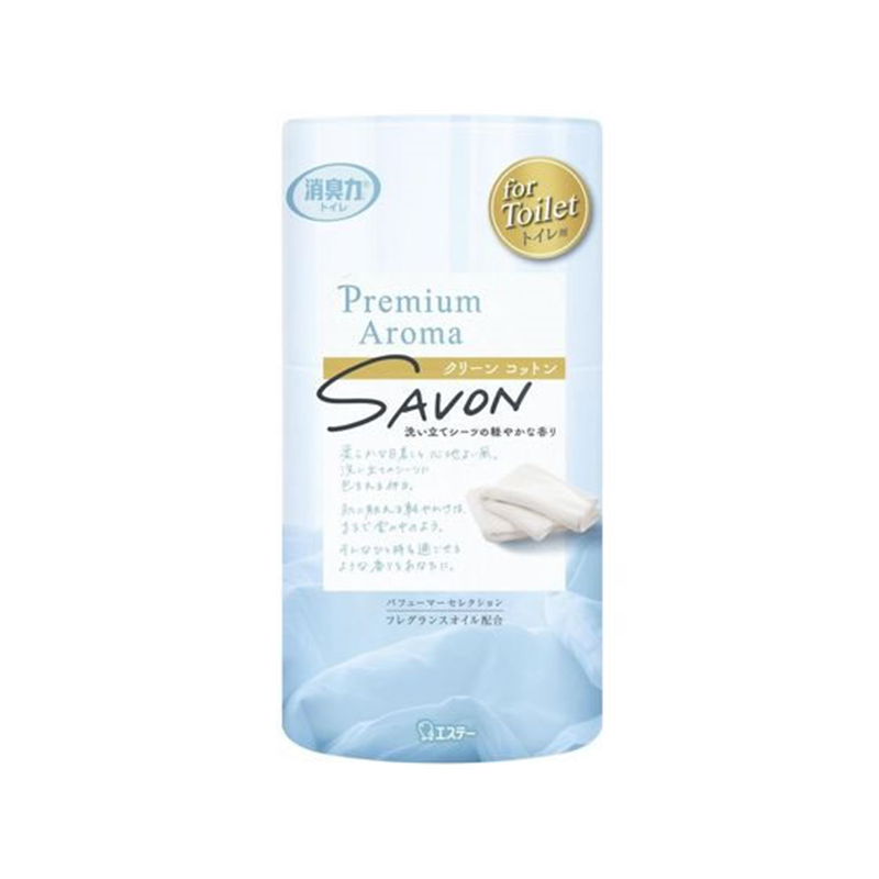 エステー トイレの消臭力 プレミアムアロマ クリーンコットン 400mL 1個(ご注文単位1個)【直送品】