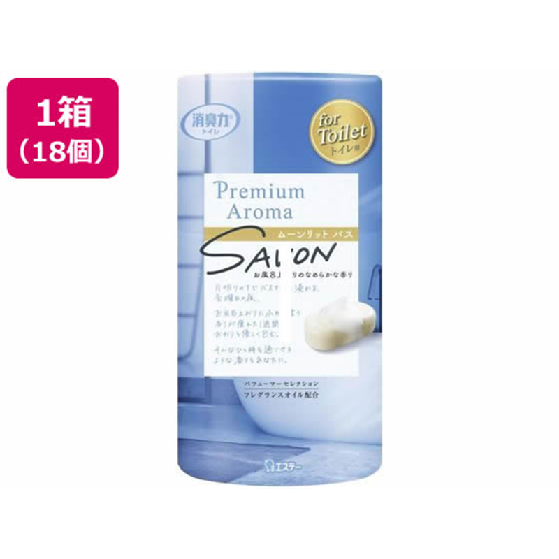エステー トイレの消臭力 プレミアムアロマ ムーンリットバス 400mL 18個 1箱(ご注文単位1箱)【直送品】