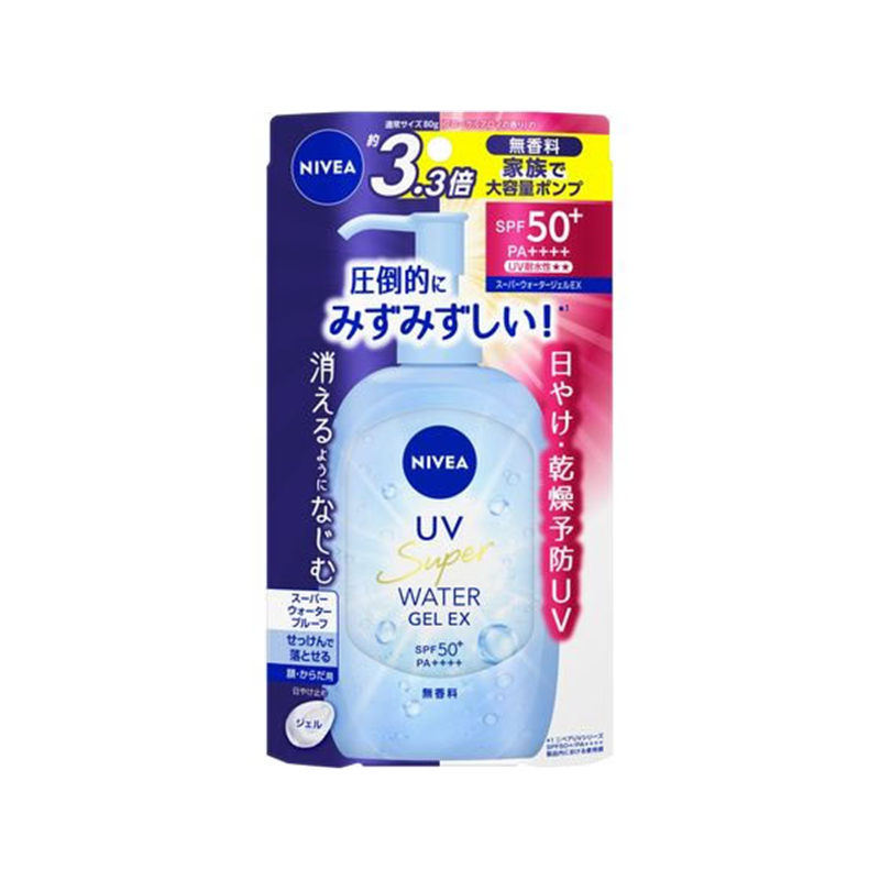 KAO ニベアUV ウォータージェルEX ポンプ 270g 1個(ご注文単位1個)【直送品】