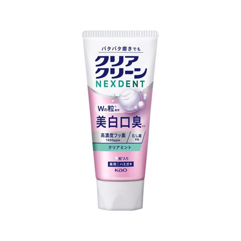 KAO クリアクリーン NEXDENT 美白口臭 クリアミント 110g 1本(ご注文単位1本)【直送品】