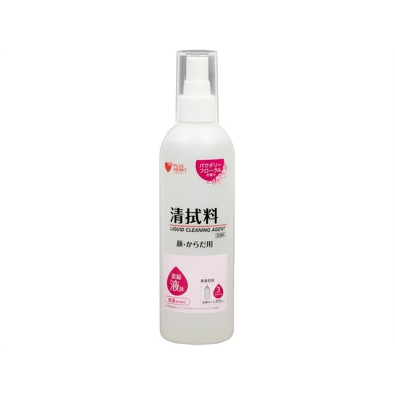 オオサキメディカル プラスハート 清拭料 濃縮液体 300ML(約200回分 1個（ご注文単位1個）【直送品】