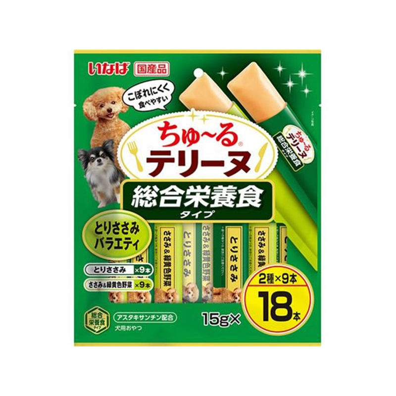 いなば ちゅーるテリーヌ 総合栄養食タイプ ささみバラエティ18本 1パック(ご注文単位1パック)【直送品】