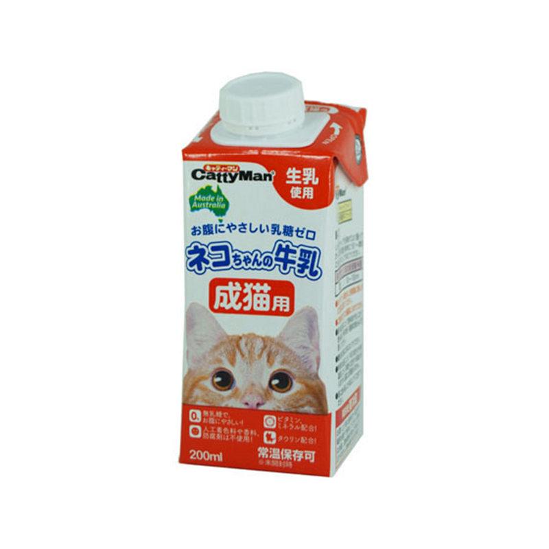 ドギーマンハヤシ ネコちゃんの牛乳 成猫用 200ml 1個(ご注文単位1個)【直送品】