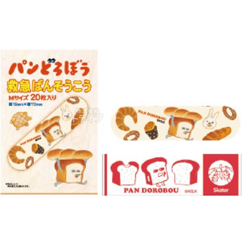 スケーター 救急バンソウコウ パンどろぼう QQB1 1箱（ご注文単位1箱）【直送品】