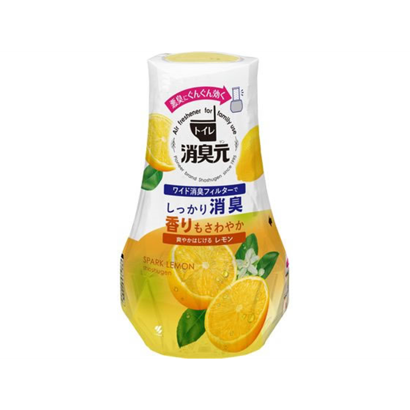 小林製薬 トイレの消臭元 爽やかはじけるレモン 400mL 1個（ご注文単位1個）【直送品】
