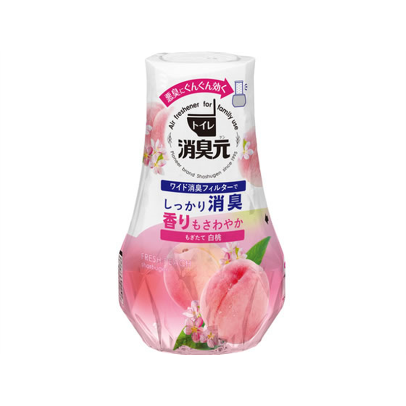 小林製薬 トイレの消臭元 もぎたて白桃 400mL 1個（ご注文単位1個）【直送品】