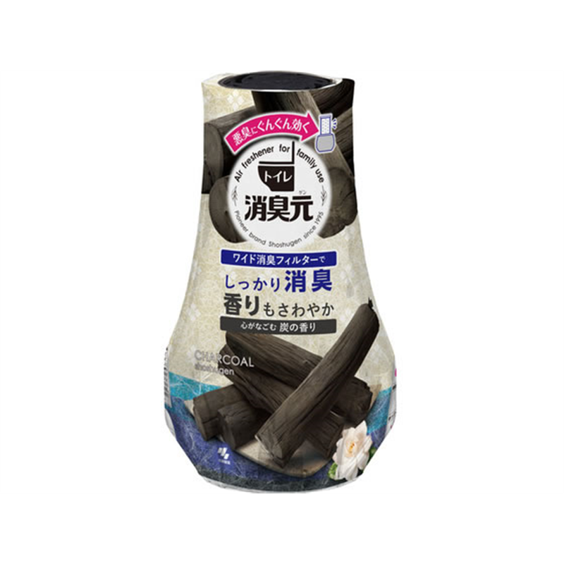 小林製薬 トイレの消臭元 心がなごむ炭の香り 400mL 1個（ご注文単位1個）【直送品】