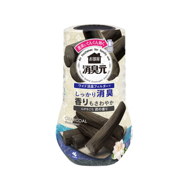 小林製薬 お部屋の消臭元 心がなごむ炭の香り 400mL 1個（ご注文単位1個）【直送品】